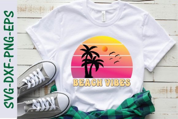 Download Beach Vibes Svg, Retro Summer Design - Beach vibes Collection