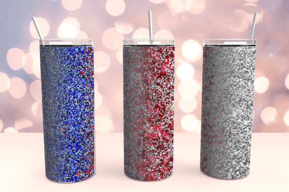 Download Red White Blue Glitter Tumbler - Premium Bundle