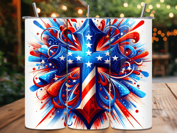 Download Cross Splatter Red White Blue Tumbler - Red white blue tumbler Collection