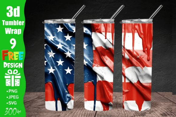 Download 3D American Flag Red White Blue Tumbler - Red white blue tumbler Collection