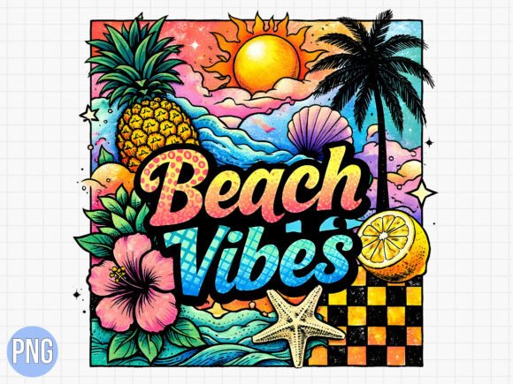 Download Beach Vibes Tropical Sun Summer PNG - Premium Resources