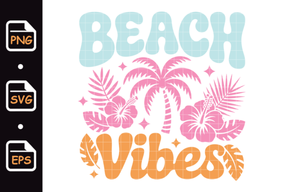 Download Beach Vibes Tropical Retro Summer - Beach vibes Collection