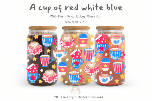 Download A Cup of Red White Blue Tumbler Libbey - Red white blue tumbler Collection